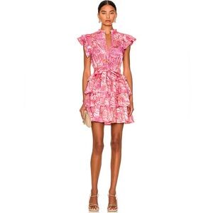 Ulla Johnson Pink Lulua Mini Dress